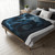 Azure Storm Serpent - Velveteen Microfiber Blanket (Two-sided print)