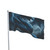 Azure Storm Serpent - Double Sided Flag