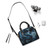 Azure Storm Serpent - Shoulder Handbag