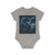 Azure Storm Serpent - Baby Organic Short Sleeve Bodysuit