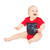 Azure Storm Serpent - Baby Organic Short Sleeve Bodysuit