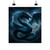 Azure Storm Serpent - Matte Vertical Posters