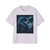 Azure Storm Serpent - Men's Heavy Oversized Tee