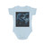 Azure Storm Serpent - Short Sleeve Baby Bodysuit