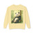 Serene Panda Sanctuary - Unisex Lightweight Crewneck Sweatshirt