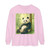 Serene Panda Sanctuary - Unisex Garment-dyed Long Sleeve T-Shirt