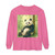 Serene Panda Sanctuary - Unisex Garment-dyed Long Sleeve T-Shirt