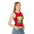 Serene Panda Sanctuary - Women's Micro Rib Racer Tank Top