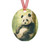 Serene Panda Sanctuary - Metal Ornaments