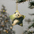 Serene Panda Sanctuary - Decorative Ceramic Ornaments, Double-Sided (1pc, 3pcs, 5pcs, 10pcs)