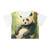 Serene Panda Sanctuary - Crop Tee (AOP)