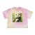 Serene Panda Sanctuary - Women's Tie-Dye Crop Tee