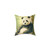 Serene Panda Sanctuary - Square Poly Canvas Pillow