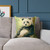 Serene Panda Sanctuary - Square Poly Canvas Pillow