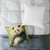 Serene Panda Sanctuary - Square Poly Canvas Pillow