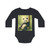 Serene Panda Sanctuary - Baby Long-Sleeve Organic Bodysuit