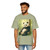 Serene Panda Sanctuary - Men's Heavy Oversized Tee