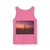Dubai Futuristic Skyline - Unisex Garment-Dyed Tank Top