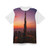 Dubai Futuristic Skyline - Unisex Cut & Sew Tee (AOP)