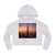 Dubai Futuristic Skyline - Women’s Cropped Hooded Sweatshirt