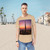 Dubai Futuristic Skyline - Men's Jersey Curved Hem Tee