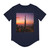 Dubai Futuristic Skyline - Men's Jersey Curved Hem Tee