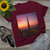 Dubai Futuristic Skyline - Women’s Maple Tee 