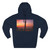 Dubai Futuristic Skyline - Three-Panel Fleece Hoodie