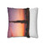 Dubai Futuristic Skyline - Square Poly Canvas Pillowcase
