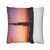 Dubai Futuristic Skyline - Square Poly Canvas Pillowcase