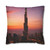 Dubai Futuristic Skyline - Square Poly Canvas Pillowcase