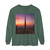 Dubai Futuristic Skyline - Unisex Garment-dyed Long Sleeve T-Shirt