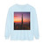 Dubai Futuristic Skyline - Unisex Garment-dyed Long Sleeve T-Shirt