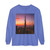 Dubai Futuristic Skyline - Unisex Garment-dyed Long Sleeve T-Shirt
