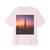 Dubai Futuristic Skyline - Unisex Oversized Boxy Tee