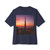 Dubai Futuristic Skyline - Unisex Oversized Boxy Tee