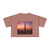 Dubai Futuristic Skyline - Women's Crop Tee