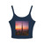 Dubai Futuristic Skyline - Women's Spaghetti Strap Tank Top