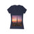 Dubai Futuristic Skyline - Women's Jersey Short Sleeve Deep V-Neck Tee