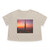 Dubai Futuristic Skyline - Women's Flowy Cropped Tee