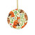 Whimsical Forest Fables - Decorative Ceramic Ornaments, Double-Sided (1pc, 3pcs, 5pcs, 10pcs)