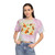 Whimsical Forest Fables - Women's Tie-Dye Crop Tee