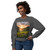 Lush Valley Sunrise - Unisex Lightweight Crewneck Sweatshirt