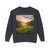Lush Valley Sunrise - Unisex Lightweight Crewneck Sweatshirt