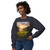 Lush Valley Sunrise - Unisex Lightweight Crewneck Sweatshirt