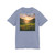 Lush Valley Sunrise - Acid Washed Round Neck Tee