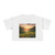 Lush Valley Sunrise - Women's Crop Tee