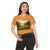 Lush Valley Sunrise - Women's Festival Crop Top