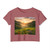 Lush Valley Sunrise - Women's Festival Crop Top