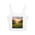 Lush Valley Sunrise - Women's Spaghetti Strap Tank Top